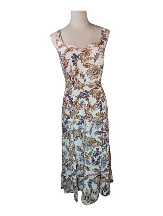 Old Navy Dresses & Skirts - NWT Linen Blend Midi Sleeveless Summer Dress Sz Large